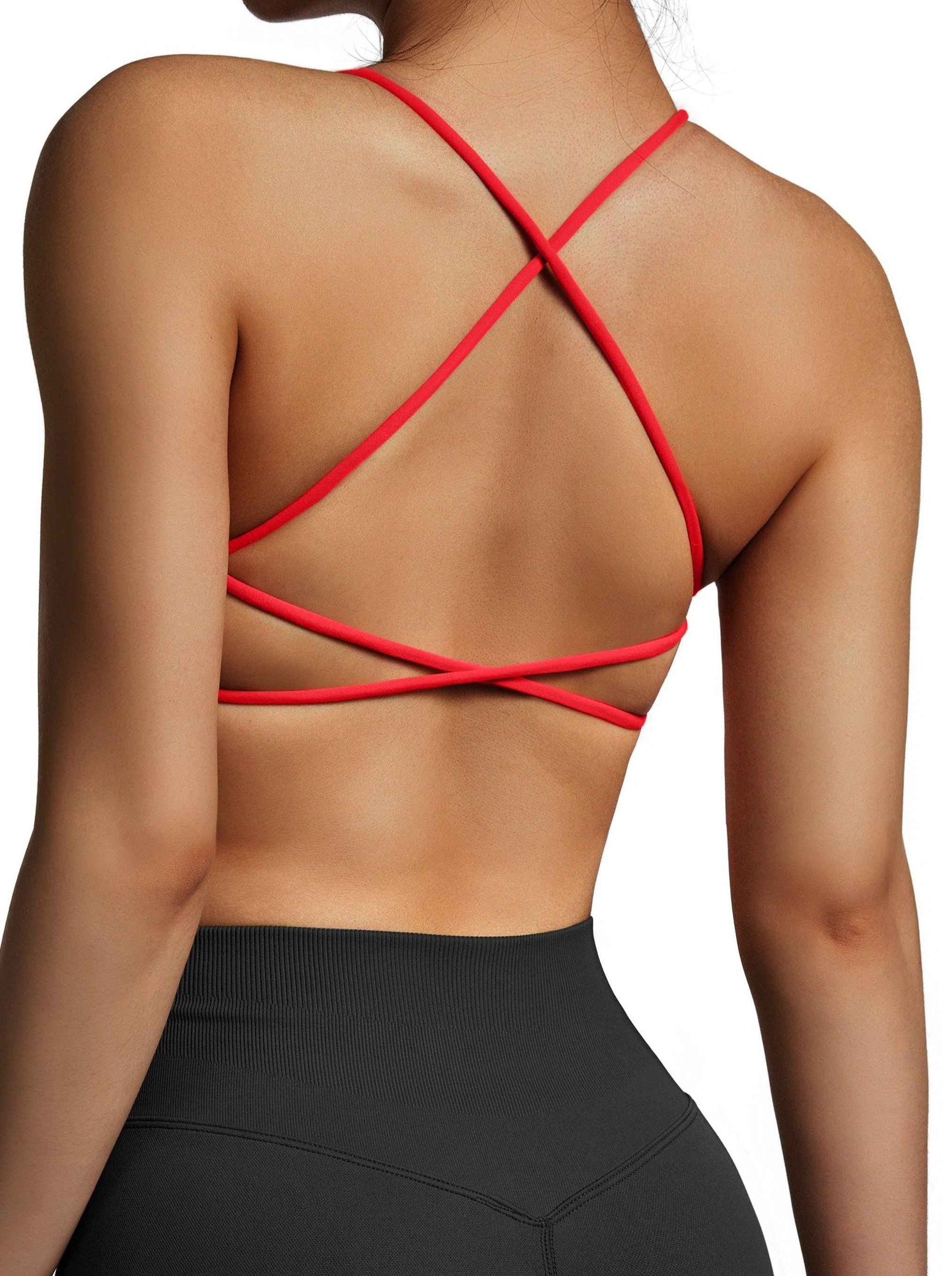 Flash Sales - Strappy Sports Bra - SUUKSESS