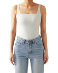 Buttery Soft Square Neck Bodysuit-SUUKSESS