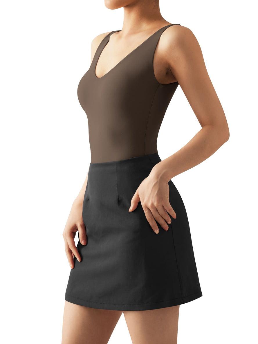 Buttery Soft V Neck Bodysuit-SUUKSESS