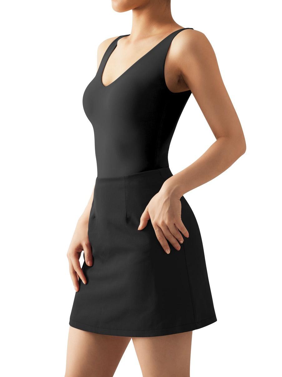 Buttery Soft V Neck Bodysuit-SUUKSESS