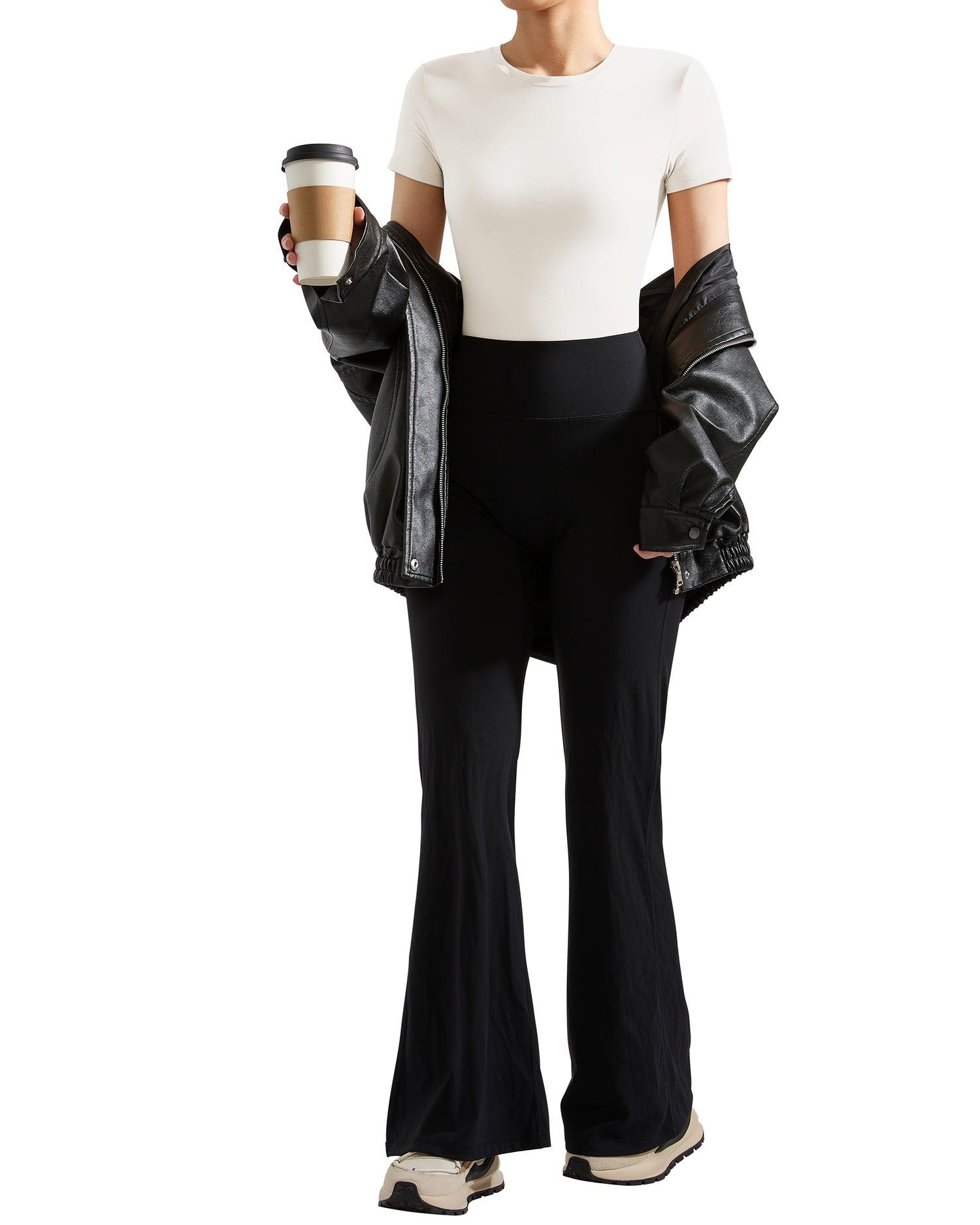 Buttery Soft Crew Neck Bodysuit - Short Sleeve - SUUKSESS