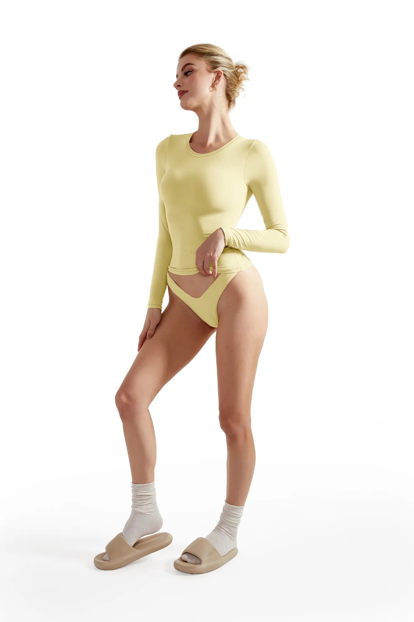 Buttery Soft Crew Neck Shirt - Long Sleeve-Clothing-SUUKSESS-SUUKSESS