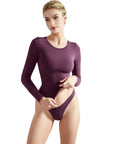 Buttery Soft Crew Neck Shirt - Long Sleeve-Clothing-SUUKSESS-Violet-XS-SUUKSESS