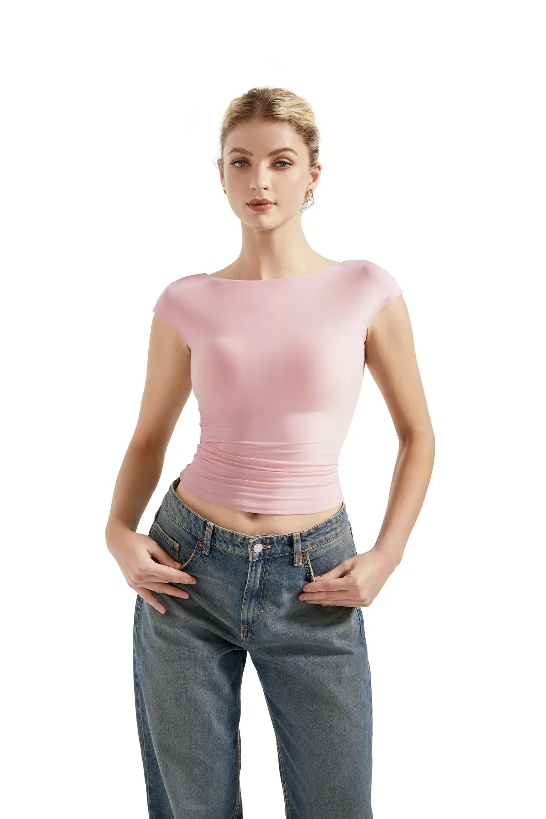 Buttery Soft Backless Shirt