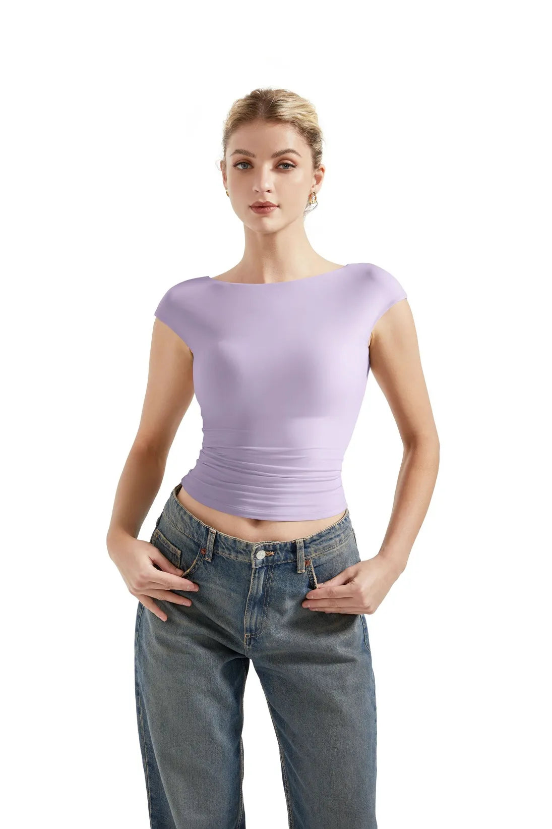 Buttery Soft Backless Shirt