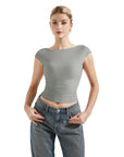 Buttery Soft Backless Shirt