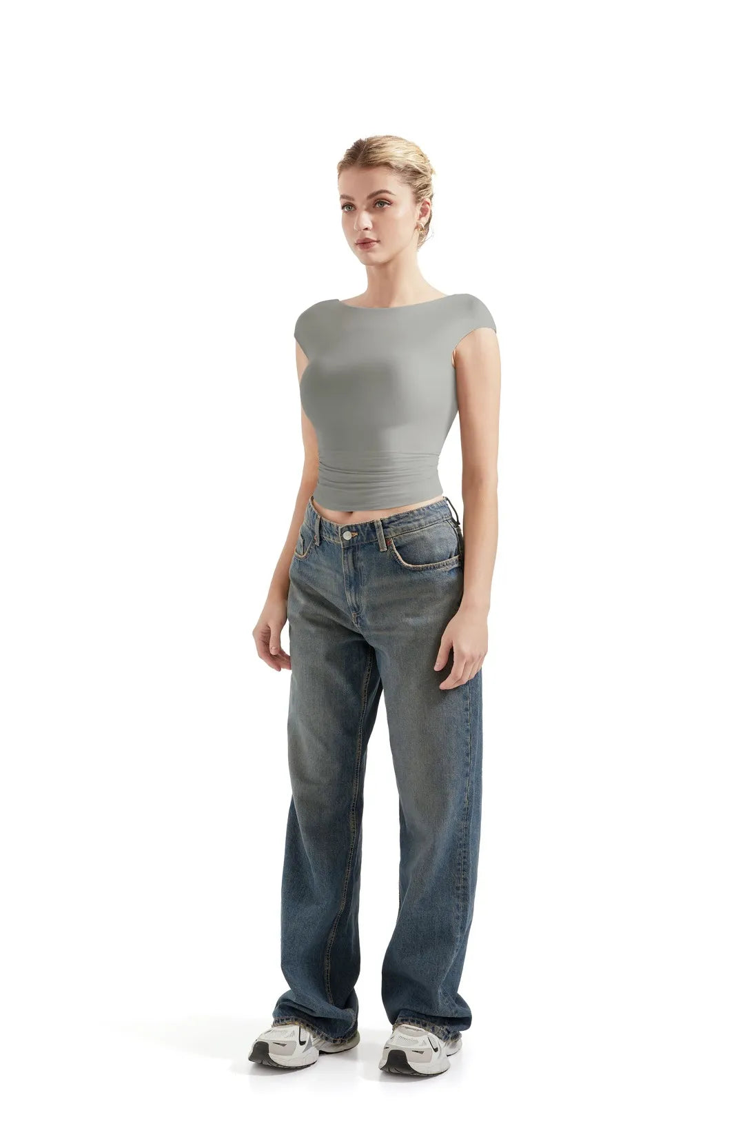 Buttery Soft Backless Shirt