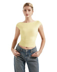 Buttery Soft Backless Shirt