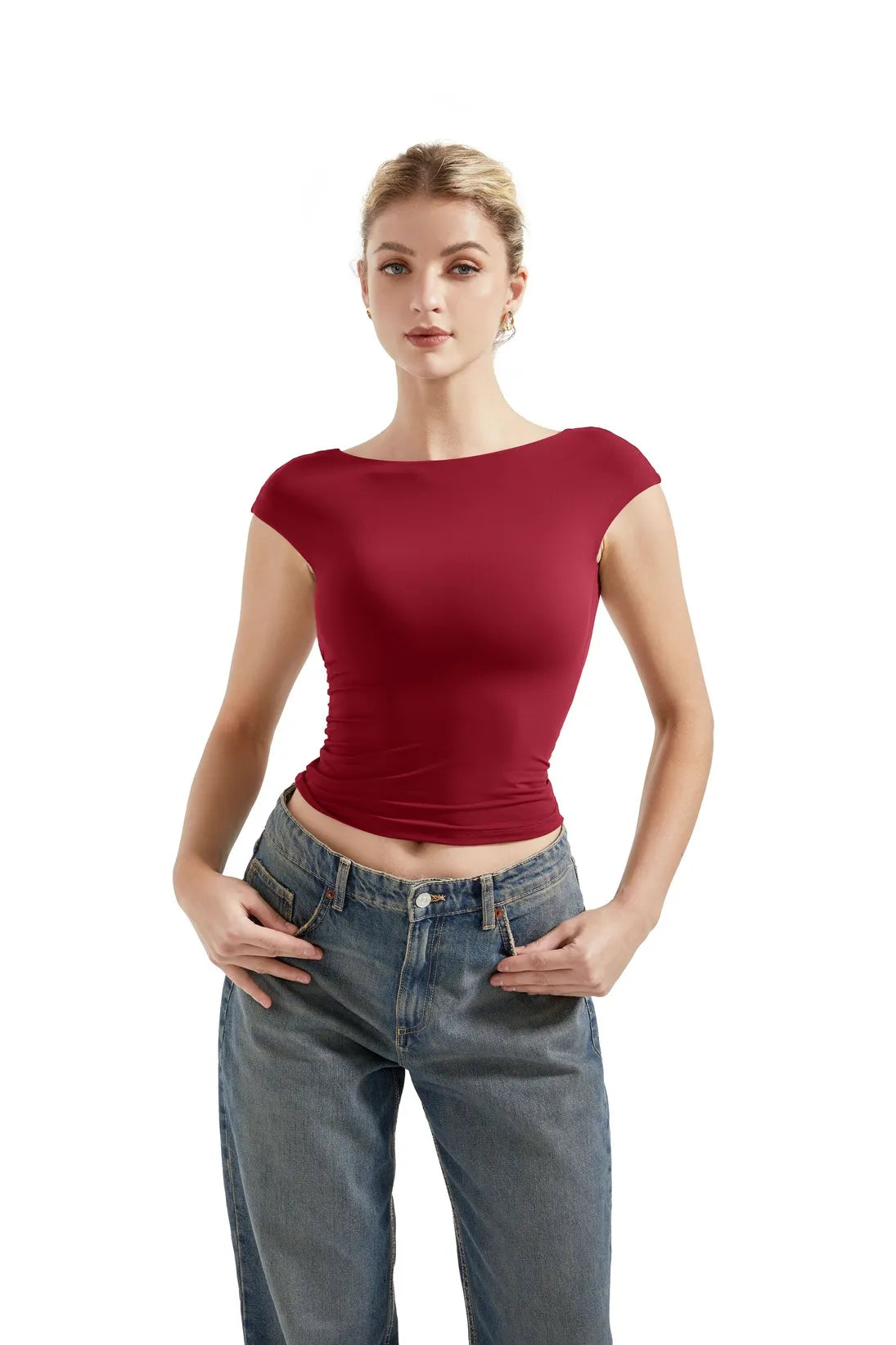 Buttery Soft Backless Shirt