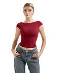 Buttery Soft Backless Shirt