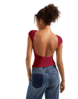 Buttery Soft Backless Shirt