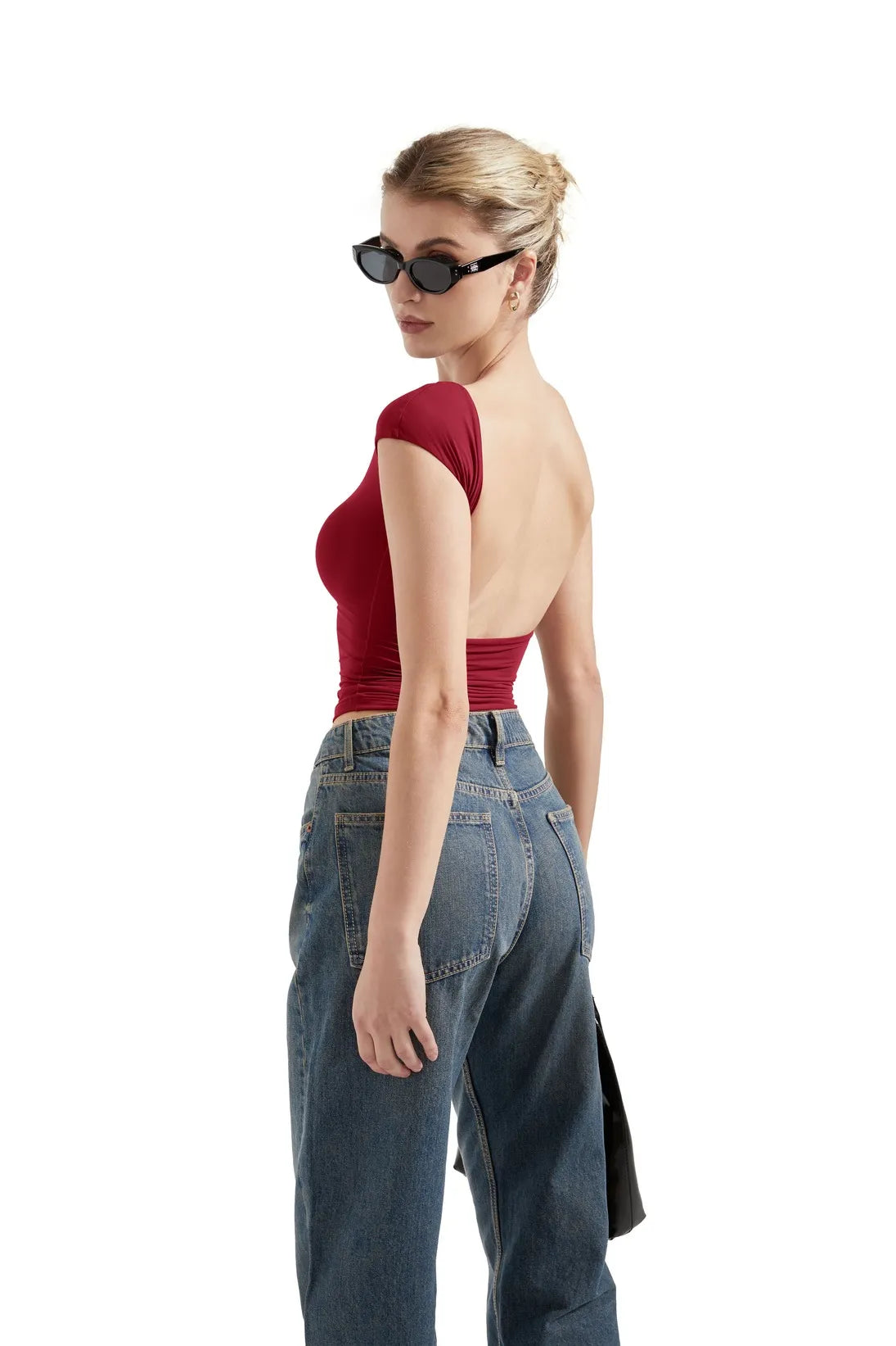 Buttery Soft Backless Shirt