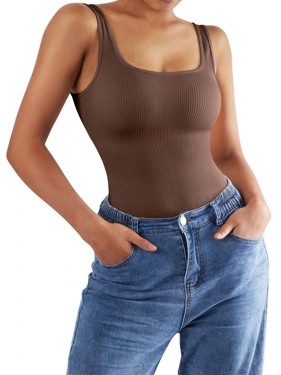 Flash Sales - Ribbed Bodysuit-Clothing-SUUKSESS-SUUKSESS