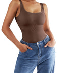 Flash Sales - Ribbed Bodysuit-Clothing-SUUKSESS-SUUKSESS