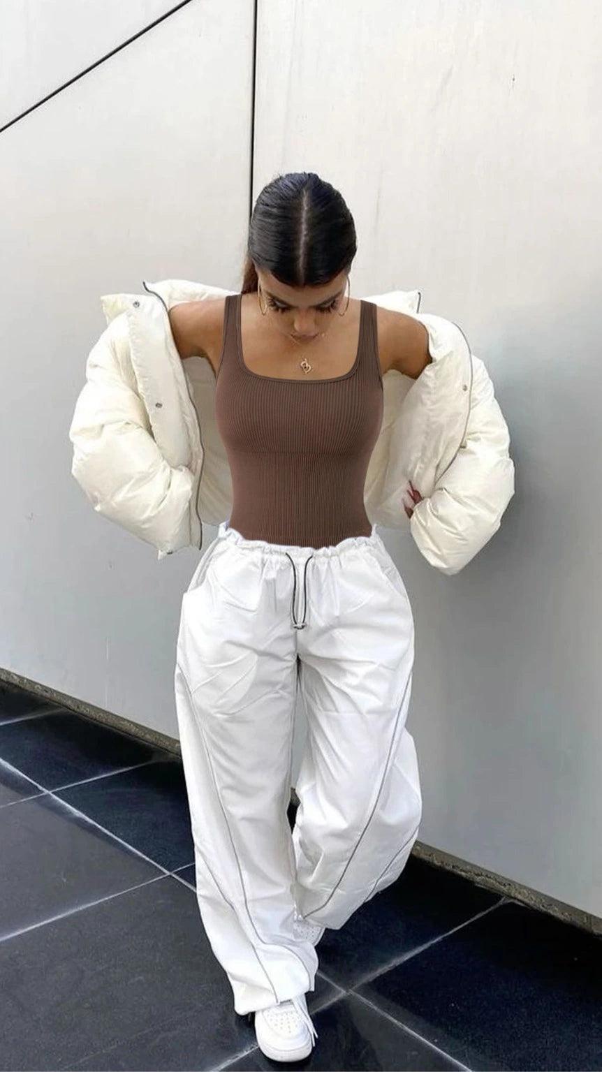 Flash Sales - Ribbed Bodysuit-Clothing-SUUKSESS-SUUKSESS