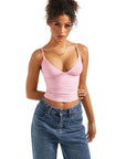 Buttery Soft Cami V Neck Tank Top-Clothing-SUUKSESS-SUUKSESS