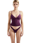 Buttery Soft Cami V Neck Tank Top-Clothing-SUUKSESS-Purple-XS-SUUKSESS