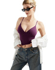 Buttery Soft Cami V Neck Tank Top-Clothing-SUUKSESS-SUUKSESS