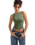 Buttery Soft Side Ruched Tank Top