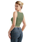 Buttery Soft Side Ruched Tank Top