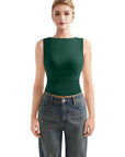 Buttery Soft Side Ruched Tank Top