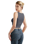 Buttery Soft Side Ruched Tank Top