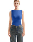 Buttery Soft Side Ruched Tank Top