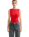 Buttery Soft Side Ruched Tank Top