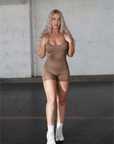 Seamless Strappy Romper-SUUKSESS