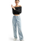 Buttery Soft Off Shoulder Shirt - Long Sleeve
