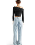 Buttery Soft Off Shoulder Shirt - Long Sleeve