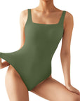 Buttery Soft Square Neck Bodysuit - SUUKSESS