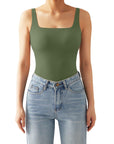 Buttery Soft Square Neck Bodysuit - SUUKSESS