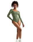 Buttery Soft Square Neck Bodysuit - Long Sleeve - SUUKSESS