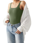 Buttery Soft Square Neck Bodysuit - SUUKSESS