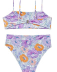 MOSHENGQI Women High Wasited Bikini Shoulder Strap 2 Piece High Cut String Swimsuits-Swimwear-SUUKSESS-SUUKSESS