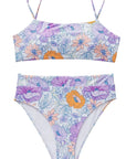 MOSHENGQI Women High Wasited Bikini Shoulder Strap 2 Piece High Cut String Swimsuits-Swimwear-SUUKSESS-SUUKSESS