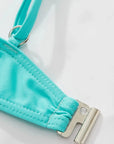 MOSHENGQI Women High Wasited Bikini Shoulder Strap 2 Piece High Cut String Swimsuits-Swimwear-SUUKSESS-SUUKSESS