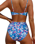 MOSHENGQI Women High Wasited Bikini Shoulder Strap 2 Piece High Cut String Swimsuits-Swimwear-SUUKSESS-SUUKSESS