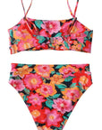 MOSHENGQI Women High Wasited Bikini Shoulder Strap 2 Piece High Cut String Swimsuits-Swimwear-SUUKSESS-SUUKSESS