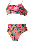 MOSHENGQI Women High Wasited Bikini Shoulder Strap 2 Piece High Cut String Swimsuits-Swimwear-SUUKSESS-SUUKSESS
