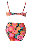 MOSHENGQI Women High Wasited Bikini Shoulder Strap 2 Piece High Cut String Swimsuits-Swimwear-SUUKSESS-SUUKSESS