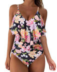 Ruffle One-Piece Ruched Swimsuits