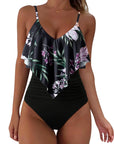 Ruffle One-Piece Ruched Swimsuits