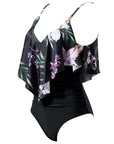 Ruffle One-Piece Ruched Swimsuits