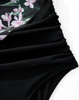 Ruffle One-Piece Ruched Swimsuits