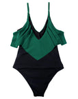 Ruffle One-Piece Ruched Swimsuits