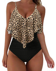 Ruffle One-Piece Ruched Swimsuits