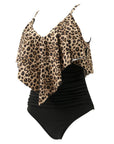 Ruffle One-Piece Ruched Swimsuits