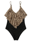 Ruffle One-Piece Ruched Swimsuits
